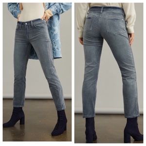 Pilcro Corduroy High Rise Slim Boyfriend Pants